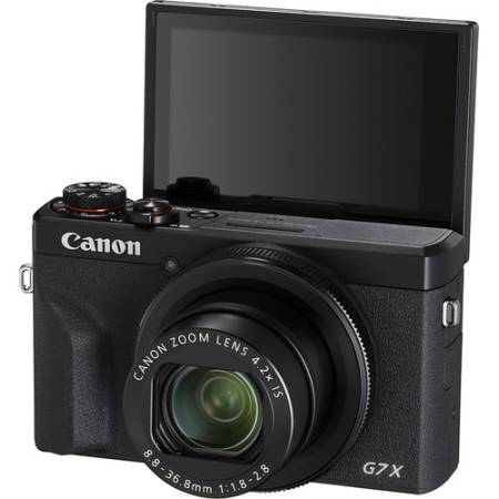 Canon PowerShot G7 X Mark III (czarny) - kompaktowy aparat cyfrowy dla vlogerów z obiektywem zmiennoogniskowym F1.8-2.8